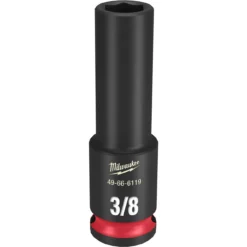 Milwaukee 49-66-6119 SHOCKWAVE Impact Duty 3/8 Drive 3/8 In. Deep 6 Point Socket