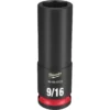 Milwaukee 49-66-6122 SHOCKWAVE Impact Duty 3/8 Drive 9/16 In. Deep 6 Point Socket -GREATLAKESPOWERTOOLS Sales 49 66 6122 13868.1647888083