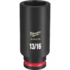 Milwaukee 49-66-6126 SHOCKWAVE Impact Duty 3/8 Drive 13/16 In. Deep 6 Point Socket