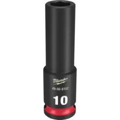 Milwaukee 49-66-6152 SHOCKWAVE Impact Duty 3/8 Drive 10mm Deep 6 Point Socket