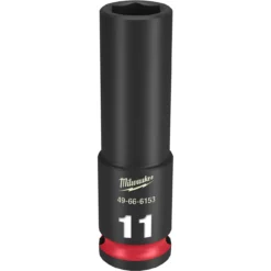 Milwaukee 49-66-6153 SHOCKWAVE Impact Duty 3/8 Drive 11mm Deep 6 Point Socket