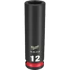Milwaukee 49-66-6154 SHOCKWAVE Impact Duty 3/8 Drive 12mm Deep 6 Point Socket