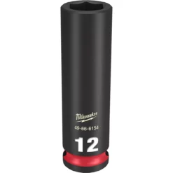 Milwaukee 49-66-6154 SHOCKWAVE Impact Duty 3/8 Drive 12mm Deep 6 Point Socket