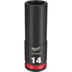 Milwaukee 49-66-6156 SHOCKWAVE Impact Duty 3/8 Drive 14mm Deep 6 Point Socket