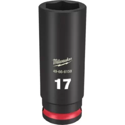 Milwaukee 49-66-6159 SHOCKWAVE Impact Duty 3/8 Drive 17mm Deep 6 Point Socket