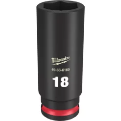 Milwaukee 49-66-6160 SHOCKWAVE Impact Duty 3/8 Drive 18mm Deep 6 Point Socket