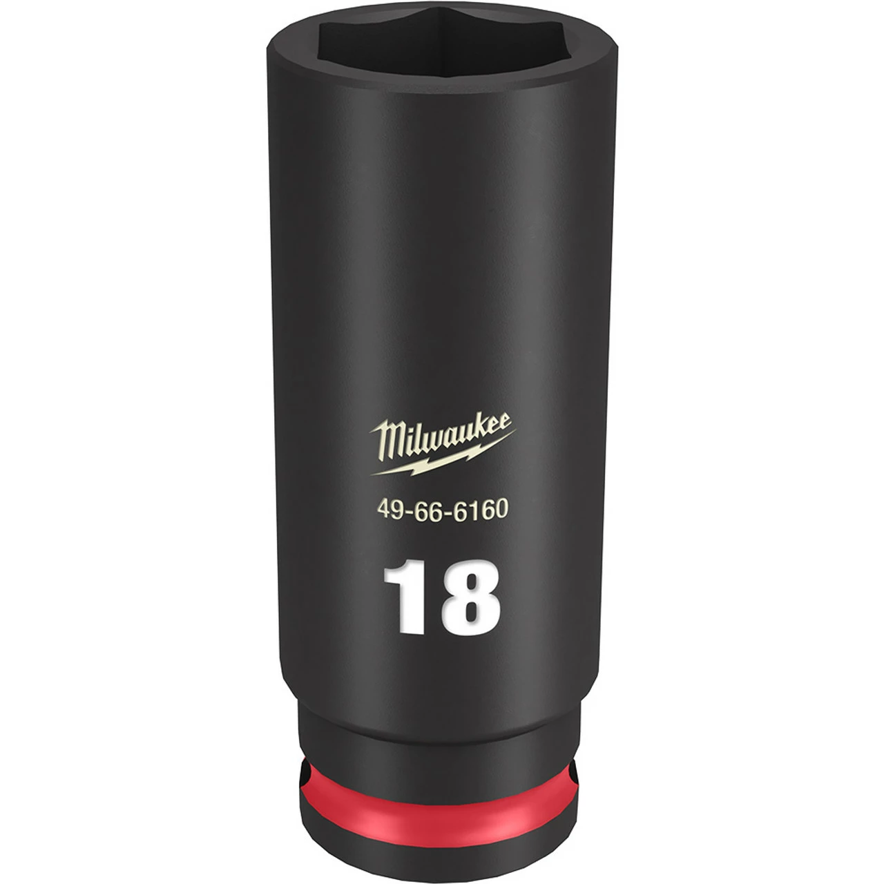 Milwaukee 49-66-6160 SHOCKWAVE Impact Duty 3/8 Drive 18mm Deep 6 Point Socket 3 Milwaukee 49-66-6160 SHOCKWAVE Impact Duty 3/8 Drive 18mm Deep 6 Point Socket