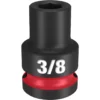 Milwaukee 49-66-6200 SHOCKWAVE Impact Duty 1/2 Drive 3/8 Standard 6 Point Socket