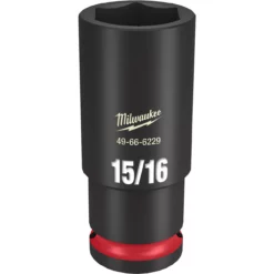 Milwaukee 49-66-6229 SHOCKWAVE Impact Duty 1/2 Drive 15/16 Deep 6 Point Socket