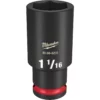 Milwaukee 49-66-6231 SHOCKWAVE Impact Duty 1/2 Drive 1-1/16 Deep 6 Point Socket -GREATLAKESPOWERTOOLS Sales 49 66 6231 92749.1648488683
