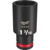 Milwaukee 49-66-6233 SHOCKWAVE Impact Duty 1/2 Drive 1-3/16 Deep 6 Point Socket