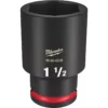 Milwaukee 49-66-6238 SHOCKWAVE Impact Duty 1/2 Drive 1-1/2 Deep 6 Point Socket -GREATLAKESPOWERTOOLS Sales 49 66 6238 71051.1648492321