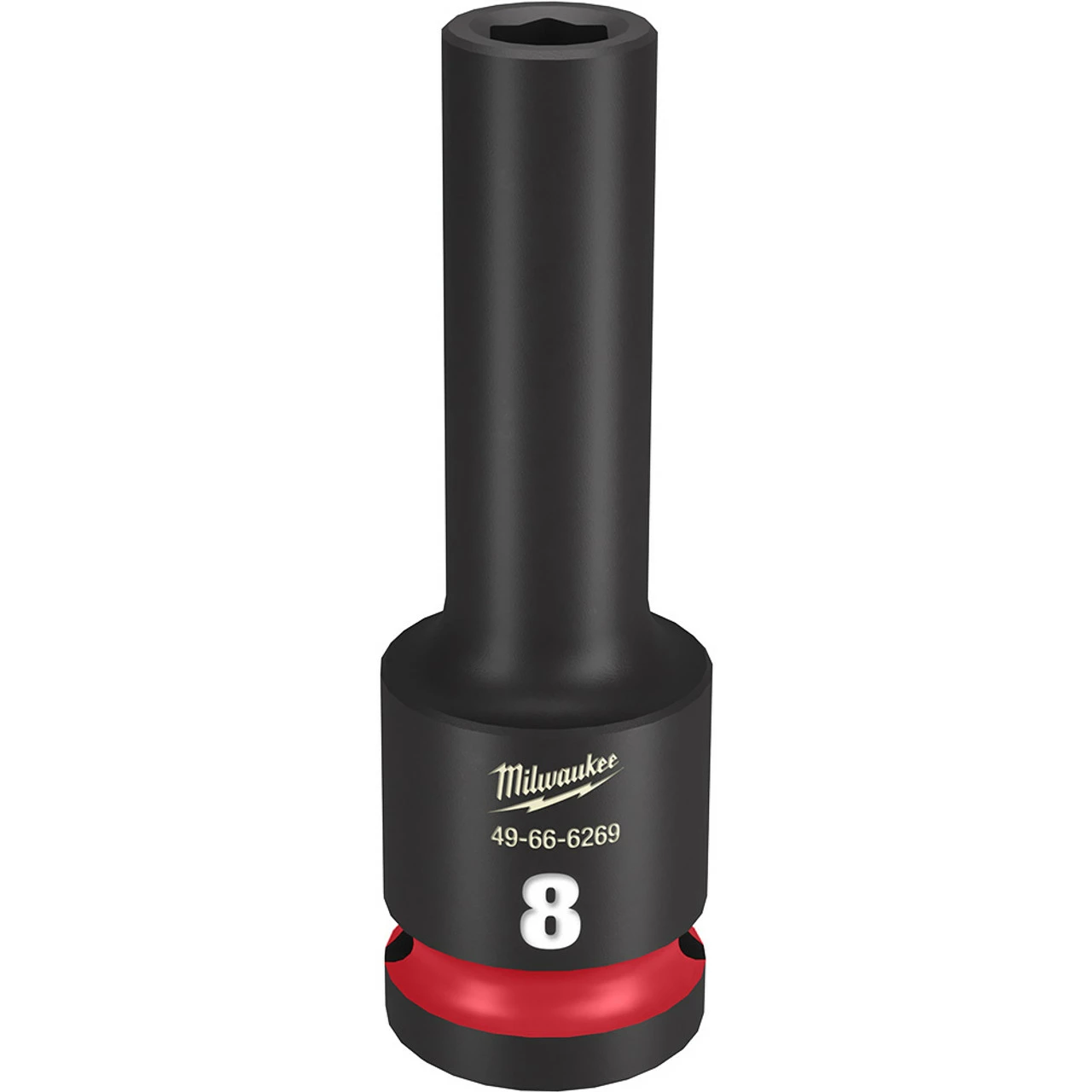 Milwaukee 49-66-6269 SHOCKWAVE Impact Duty 1/2 Drive 8MM Deep 6 Point Socket 3 Milwaukee 49-66-6269 SHOCKWAVE Impact Duty 1/2 Drive 8MM Deep 6 Point Socket