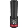 Milwaukee 49-66-6274 SHOCKWAVE Impact Duty 1/2 Drive 13MM Deep 6 Point Socket