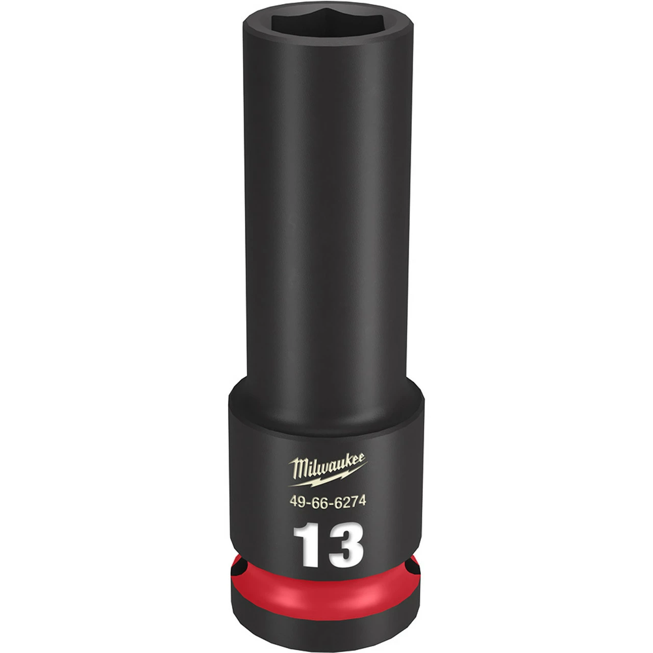 Milwaukee 49-66-6274 SHOCKWAVE Impact Duty 1/2 Drive 13MM Deep 6 Point Socket 3 Milwaukee 49-66-6274 SHOCKWAVE Impact Duty 1/2 Drive 13MM Deep 6 Point Socket