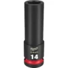 Milwaukee 49-66-6275 SHOCKWAVE Impact Duty 1/2 In. Drive 14MM Deep 6 Point Socket
