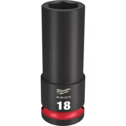Milwaukee 49-66-6279 SHOCKWAVE Impact Duty 1/2 Drive 18MM Deep 6 Point Socket