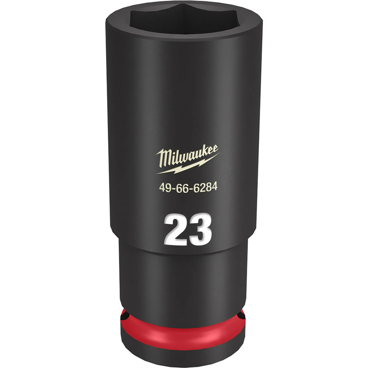 Milwaukee 49-66-6284 SHOCKWAVE Impact Duty 1/2 Drive 23MM Deep 6 Point Socket 3 Milwaukee 49-66-6284 SHOCKWAVE Impact Duty 1/2 Drive 23MM Deep 6 Point Socket