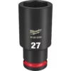 Milwaukee 49-66-6288 SHOCKWAVE Impact Duty 1/2 Drive 27MM Deep 6 Point Socket 2 Milwaukee 49-66-6288 SHOCKWAVE Impact Duty 1/2 Drive 27MM Deep 6 Point Socket -GREATLAKESPOWERTOOLS Sales 49 66 6288 02872.1657559506