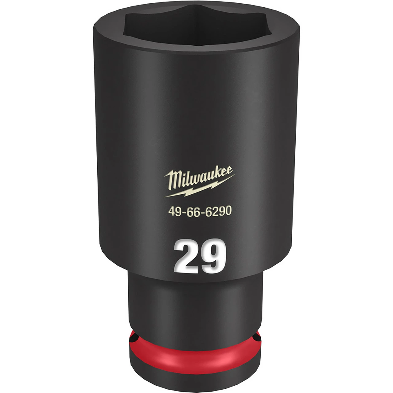 Milwaukee 49-66-6290 SHOCKWAVE Impact Duty 1/2 Drive 29MM Deep 6 Point Socket 3 Milwaukee 49-66-6290 SHOCKWAVE Impact Duty 1/2 Drive 29MM Deep 6 Point Socket