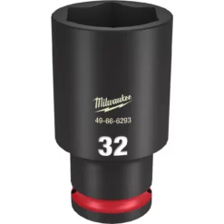 Milwaukee 49-66-6293 SHOCKWAVE Impact Duty 1/2 Drive 32MM Deep 6 Point Socket