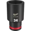 Milwaukee 49-66-6295 SHOCKWAVE Impact Duty 1/2 In. Drive 34MM Deep 6 Point Socket 2 Milwaukee 49-66-6295 SHOCKWAVE Impact Duty 1/2 In. Drive 34MM Deep 6 Point Socket -GREATLAKESPOWERTOOLS Sales 49 66 6295 35425.1657634584