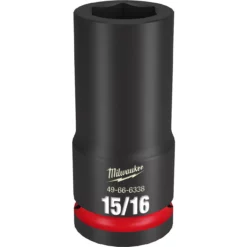 Milwaukee 49-66-6338 SHOCKWAVE Impact Duty 3/4 Drive 15/16 Deep 6 Point Socket