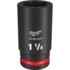 Milwaukee 49-66-6343 SHOCKWAVE Impact Duty 3/4 In. Drive 1-1/4 In. Deep 6 Point Socket -GREATLAKESPOWERTOOLS Sales 49 66 6343 73285.1659113975