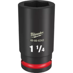 Milwaukee 49-66-6343 SHOCKWAVE Impact Duty 3/4 In. Drive 1-1/4 In. Deep 6 Point Socket