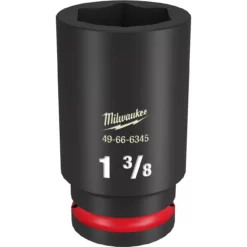 Milwaukee 49-66-6345 SHOCKWAVE Impact Duty 3/4 Drive 1-3/8 Deep 6 Point Socket