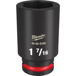 Milwaukee 49-66-6346 SHOCKWAVE Impact Duty 3/4 Drive 1-7/16 Deep 6 Point Socket
