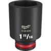 Milwaukee 49-66-6350 SHOCKWAVE Impact Duty 3/4 Drive 1-11/16 Deep 6 Point Socket -GREATLAKESPOWERTOOLS Sales 49 66 6350 59003.1658840587