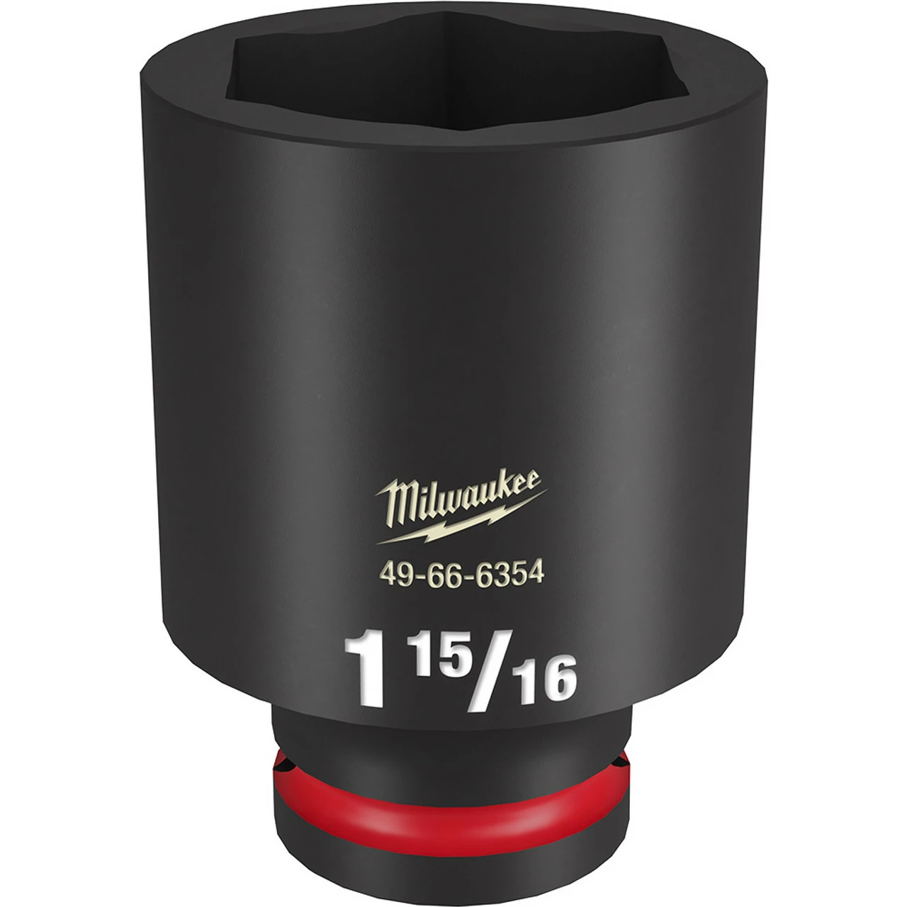 Milwaukee 49-66-6354 SHOCKWAVE Impact Duty 3/4 Drive 1-15/16 Deep 6 Point Socket 3 Milwaukee 49-66-6354 SHOCKWAVE Impact Duty 3/4 Drive 1-15/16 Deep 6 Point Socket