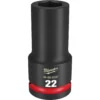Milwaukee 49-66-6397 SHOCKWAVE Impact Duty 3/4 Drive 22MM Deep 6 Point Socket 2 Milwaukee 49-66-6397 SHOCKWAVE Impact Duty 3/4 Drive 22MM Deep 6 Point Socket -GREATLAKESPOWERTOOLS Sales 49 66 6397 95840.1657742825