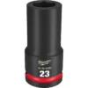 Milwaukee 49-66-6398 SHOCKWAVE Impact Duty 3/4 Drive 23MM Deep 6 Point Socket -GREATLAKESPOWERTOOLS Sales 49 66 6398 31994.1657743284