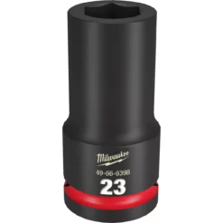 Milwaukee 49-66-6398 SHOCKWAVE Impact Duty 3/4 Drive 23MM Deep 6 Point Socket