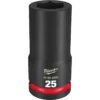 Milwaukee 49-66-6400 SHOCKWAVE Impact Duty 3/4 Drive 25MM Deep 6 Point Socket