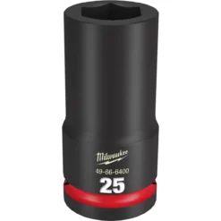 Milwaukee 49-66-6400 SHOCKWAVE Impact Duty 3/4 Drive 25MM Deep 6 Point Socket