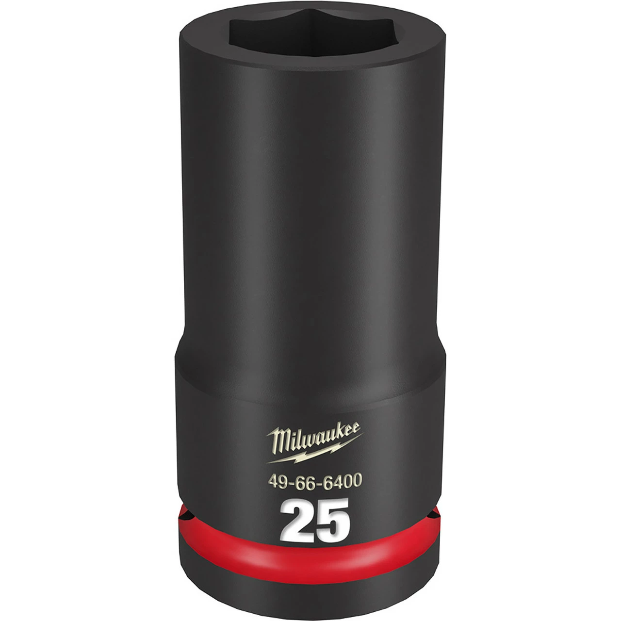 Milwaukee 49-66-6400 SHOCKWAVE Impact Duty 3/4 Drive 25MM Deep 6 Point Socket 3 Milwaukee 49-66-6400 SHOCKWAVE Impact Duty 3/4 Drive 25MM Deep 6 Point Socket