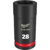 Milwaukee 49-66-6403 SHOCKWAVE Impact Duty 3/4 Drive 28MM Deep 6 Point Socket 2 Milwaukee 49-66-6403 SHOCKWAVE Impact Duty 3/4 Drive 28MM Deep 6 Point Socket -GREATLAKESPOWERTOOLS Sales 49 66 6403 77159.1659017908