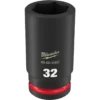 Milwaukee 49-66-6407 SHOCKWAVE Impact Duty 3/4 Drive 32MM Deep 6 Point Socket 1 Milwaukee 49-66-6407 SHOCKWAVE Impact Duty 3/4 Drive 32MM Deep 6 Point Socket -GREATLAKESPOWERTOOLS Sales 49 66 6407 84192.1657817784