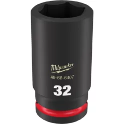 Milwaukee 49-66-6407 SHOCKWAVE Impact Duty 3/4 Drive 32MM Deep 6 Point Socket