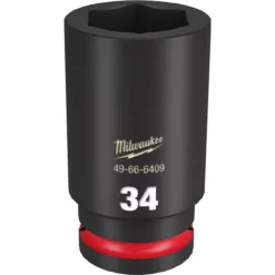 Milwaukee 49-66-6409 SHOCKWAVE Impact Duty 3/4 Drive 34MM Deep 6 Point Socket