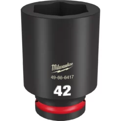 Milwaukee 49-66-6417 SHOCKWAVE Impact Duty 3/4 Drive 42MM Deep 6 Point Socket