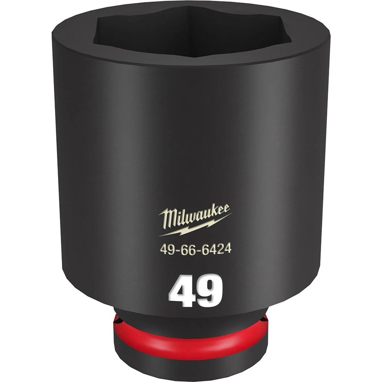 Milwaukee 49-66-6424 SHOCKWAVE Impact Duty 3/4 Drive 49MM Deep 6 Point Socket 3 Milwaukee 49-66-6424 SHOCKWAVE Impact Duty 3/4 Drive 49MM Deep 6 Point Socket