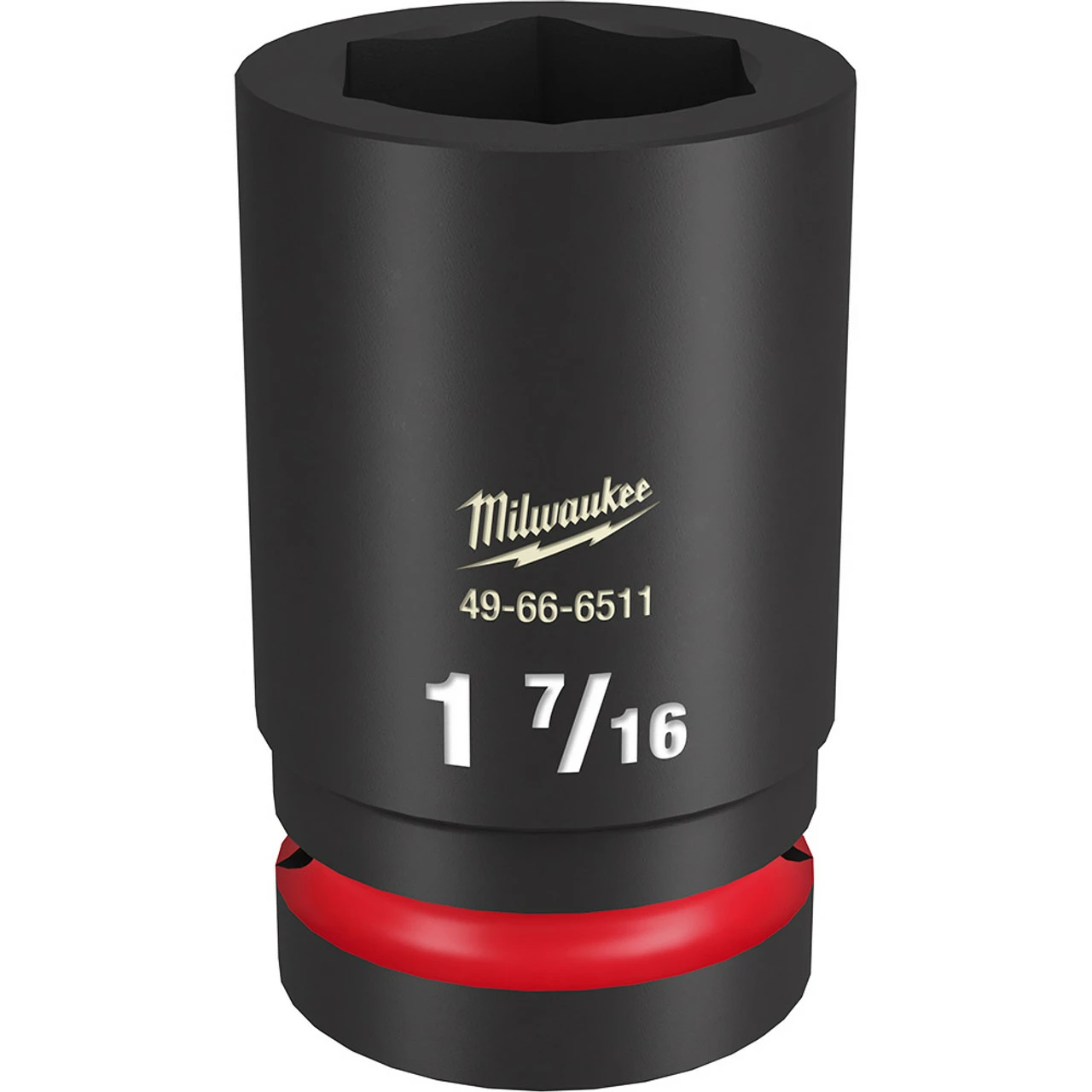 Milwaukee 49-66-6511 SHOCKWAVE Impact Duty 1 Drive 1-7/16 Deep 6 Point Socket 3 Milwaukee 49-66-6511 SHOCKWAVE Impact Duty 1 Drive 1-7/16 Deep 6 Point Socket