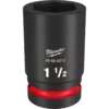 Milwaukee 49-66-6512 SHOCKWAVE Impact Duty 1 Drive 1-1/2 Deep 6 Point Socket -GREATLAKESPOWERTOOLS Sales 49 66 6512 13291.1658234992