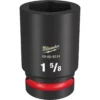 Milwaukee 49-66-6514 SHOCKWAVE Impact Duty 1 Drive 1-5/8 Deep 6 Point Socket -GREATLAKESPOWERTOOLS Sales 49 66 6514 79488.1658235958