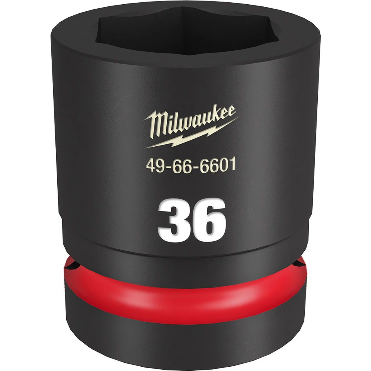 Milwaukee 49-66-6601 SHOCKWAVE Impact Duty 1 Drive 36MM Standard 6 Point Socket 3 Milwaukee 49-66-6601 SHOCKWAVE Impact Duty 1 Drive 36MM Standard 6 Point Socket