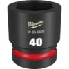 Milwaukee 49-66-6603 SHOCKWAVE Impact Duty 1 Drive 40MM Standard 6 Point Socket